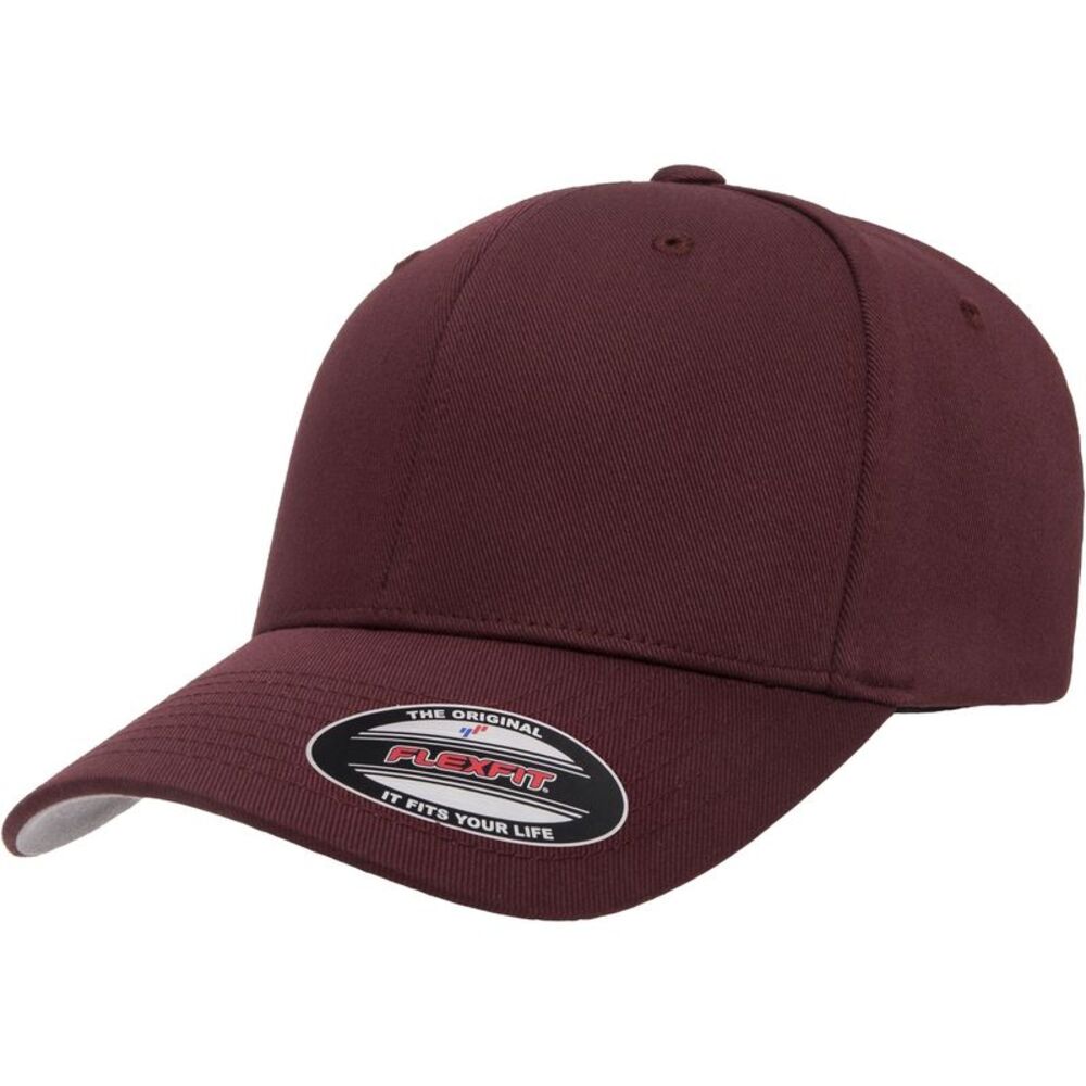 Flexfit Childrens/Kids Wooly Combed Cap / Maroon